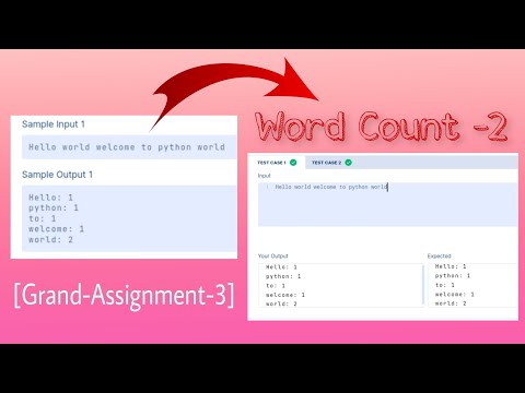 Word Count -2 | Grand Assignment -3 | Nxtwave CCBP 4.0