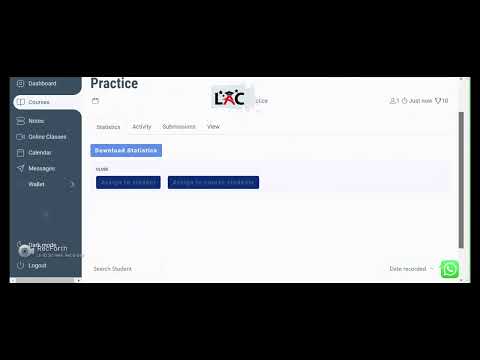 How to Upload Assignments, Quiz & after Submission Process on LAC Portal