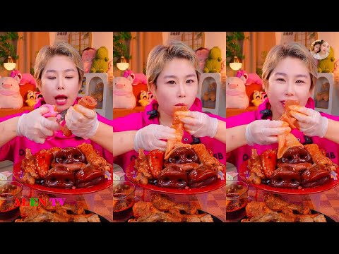 ASMR MUKBANG Soothing While Enjoying Delicious 먹방 모음이 팅쇼 리얼 사운드。N3。229