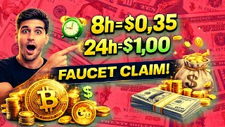 Crypto Faucet Claim 24h Free Litecoin, Bitcoin, Ethereum