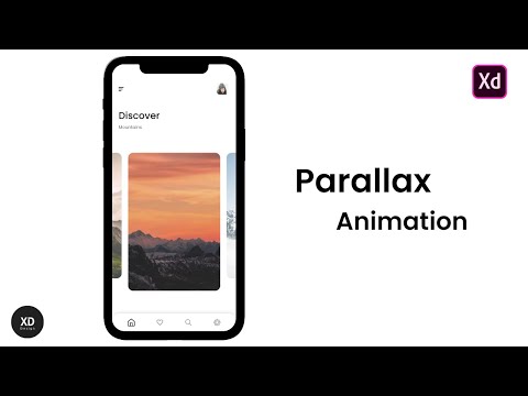 Adobe XD Parallax animation | In Adobe XD | XD Design