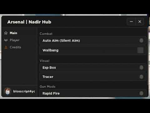 Roblox ARSENAL Script (Pastebin 2023) Nadir