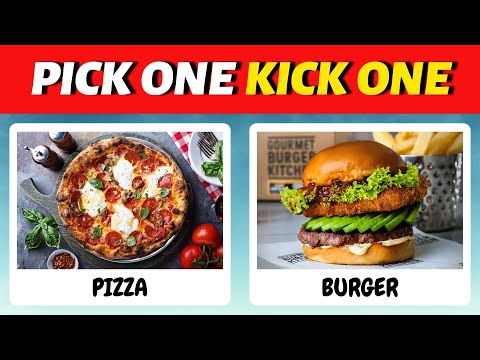 Pick One, Kick One!: Ultimate Food Showdown 🍔🍕