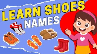 Types of Shoes: Learn Shoe Names in English for Kids!