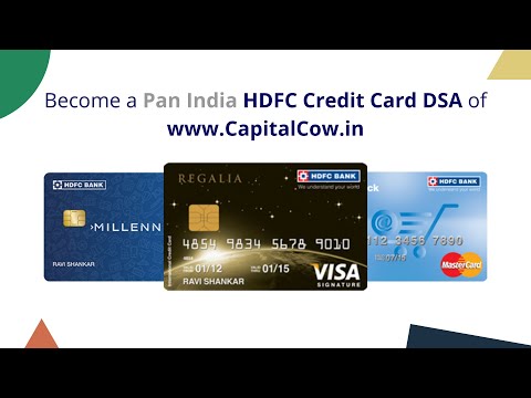 HDFC Bank Credit Card DSA in Pan India | HDFC Bank क्रेडिट कार्ड का DSA लेकर पैसे कमाएं | HDFC DSA