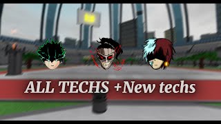 All techs i know of in heroes battleground #heroesbattlegrounds #helpful