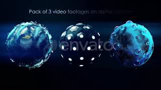 Abstract Disco Balls VJ Footage
