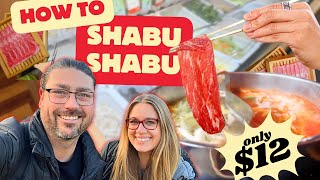 TOKYO Cheap Eats! $12 SHABU SHABU All You Can Eat!