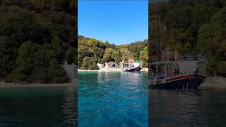 💙 Meganisi Skorpios by boat 🚤 Discover hidden gems with us 🤿 #GreekIslands #MeganisiMagic