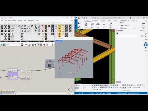 Put Purline On Rafter #grasshopper #teklastructures