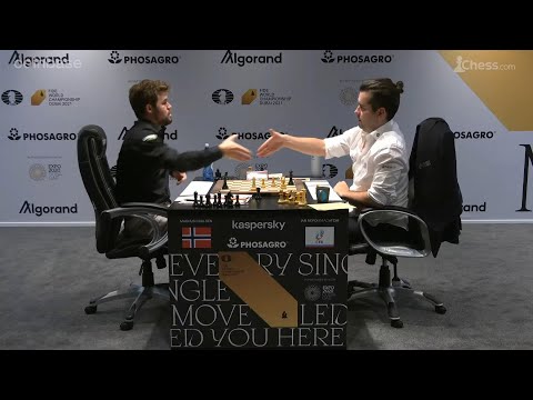 Magnus Carlsen defeats Ian Nepomniachtchi in 136 moves - The longest game ever played at a Chess WC!