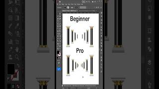 Beginner vs Pro in Adobe Illustrator🔥#sylusskydesigns #adobeillustrator #graphicdesign #illustration