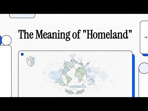 Homeland Security – The meaning of homeland 