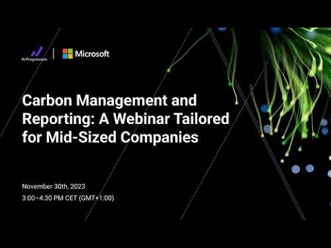 Carbon Management and Reporting: a webinar tailored for Mid-Sized Companies