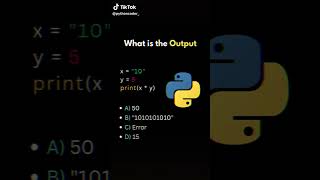 Coding is AMAZING! What is the OUTPUT? #python #pythontricks