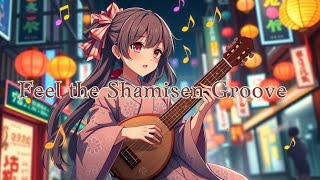 Japanese Shamisen Meets Bebop Jazz 🎷✨ | Chill Background Music for Focus & Flow