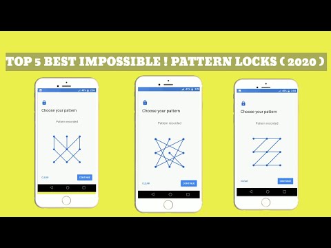Top 5 impossible mobile pattern lock!!! [2020] || #best mobile pattern lock  || #mobilepatternlock