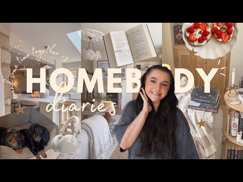 HOMEBODY DIARIES ep 5 | home reset, HUGE book haul, home updates, reading, organising my home!