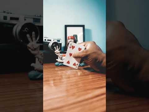 Stop Motion Card Flips #stopmotion #animation #stopmotionanimation #cardtricks #cardflip #shorts
