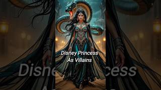 Disney Princesses as Villains part 2 #aiedits #aifusion #midjourney #aiart #shorts