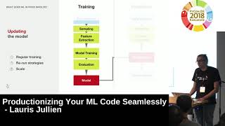 PyCon.DE 2018: Productionizing Your ML Code Seamlessly - Lauris Jullien