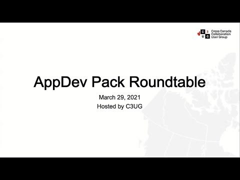Demos from the C3UG AppDevPack Roundtable, March 29, 2021