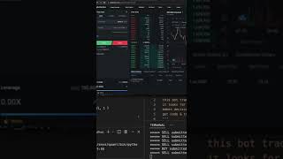 market sell order of a random symbol #binance #dataanalysis #equities #takeprofit #pythonalgotrading