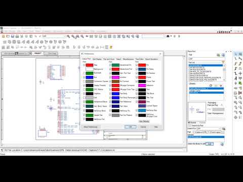 OrCAD Capture Tutorial 03 Searching and Placing Parts