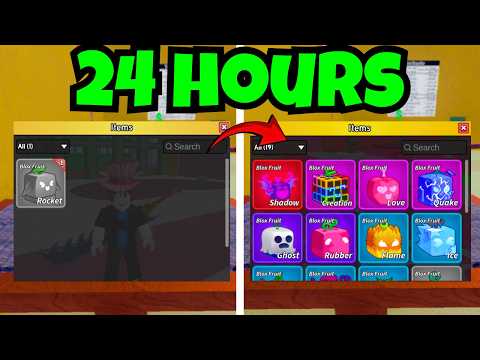 I Spent 24 Hours Trading In Blox Fruits!