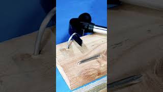 Nail Poked Through? Bend It Back Safely! 🔩🪵 #diyfix #shortsfeed
