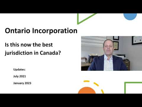 Ontario Incorporation – is this the Best Option to incorporate in Canada?
