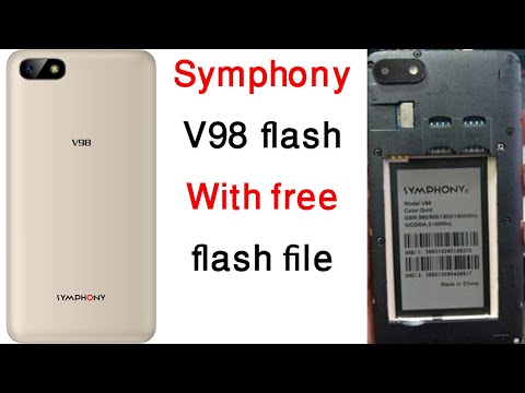 How To Flash Symphony V98 without box 100% Working | Tech BD 20 New Video 2020 |