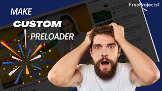 Build Your Own Website Spinner (HTML, CSS & JS) | FreeProjects1