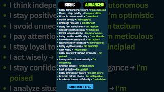 Advanced Personality Vocabulary | Upgrade Your English to Band 9 #ieltsprepration #advancedvocabs