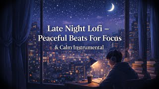 LATE NIGHT LOFI – PEACEFUL BEATS FOR FOCUS AND CALM INSTRUMENTAL