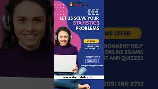 Best experts to help you with your statistics classes. #statisticsclass #homework #shorts #exam