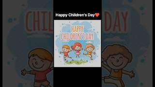 Happy Children's Day🤗❤️🥰May your childhood be filled with laughter and learning.#children  #trending