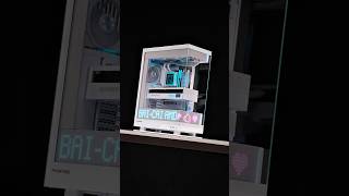 RYZEN 9 9950X3D + RTX 5090🤴 ULTIMATE WHITE GAMING PC BUILD😱 #pcbuild #gaming #computer #asmr #tech