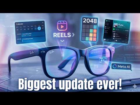 META RAY-BAN DISPLAY HUGE UPDATE 123! (Reels, Games, Calendar)