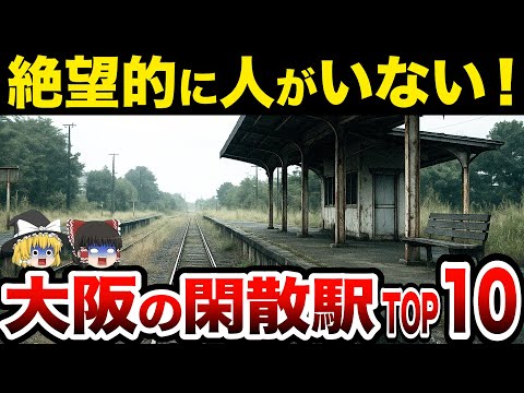 【日本地理】大阪なのになぜ？意外すぎる大阪の閑散駅ランキング【ゆっくり解説】