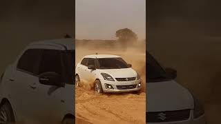 Old Modified Swift Dzire || Dzire Driving In Sand || #swift #modified #dzire #shorts #old #indiansuv