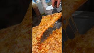 The perfect NYC CHEESE PIZZA from Nuovo York Pizza 🍕🗽🔥🤤 I mean just look at that. #DEVOURPOWER