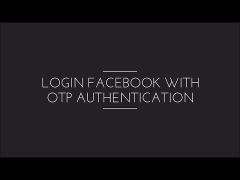 Enable Facebook login with 2 factor Authentication (Any Country)