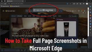 How to Take Full Page Screenshots in Microsoft Edge (Tutorial)