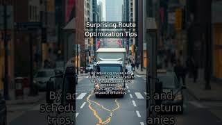 Surprising Route Optimization Tips | Route Optimization Tip