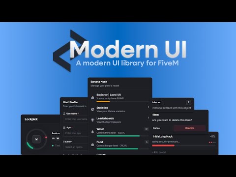Modern FiveM UI Pack | Lation Scripts