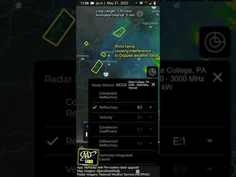 Wind Farms Interfering with Doppler Weather Radar #Shorts