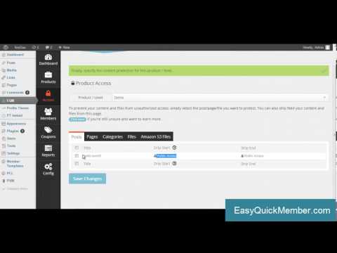 Easy Quick Member Plugin