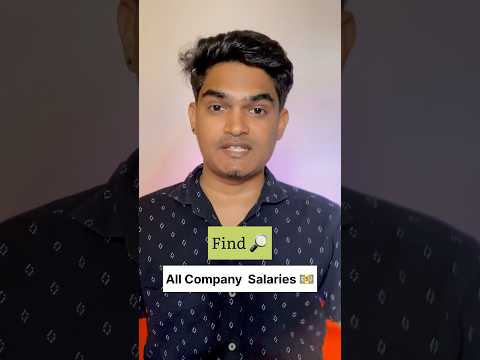 Search salaries 💵 of more than 3 Lakh companies 🏢