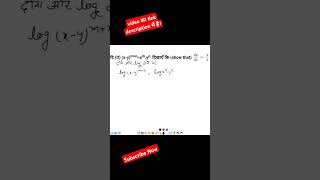 Differentiation class-12 || #sbhargavsir #maths #class12differentiation #class12maths #shorts